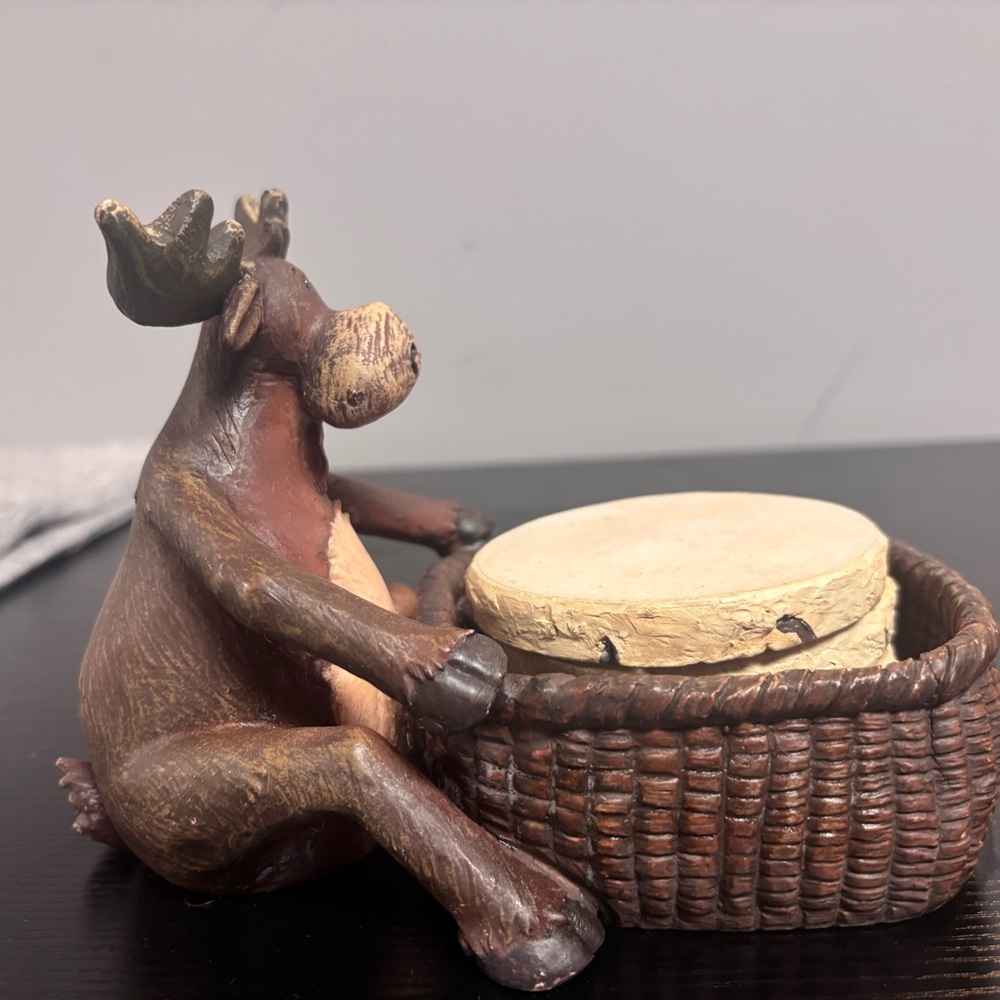 Rustic Moose Coaster Set - Picture 4 of 4